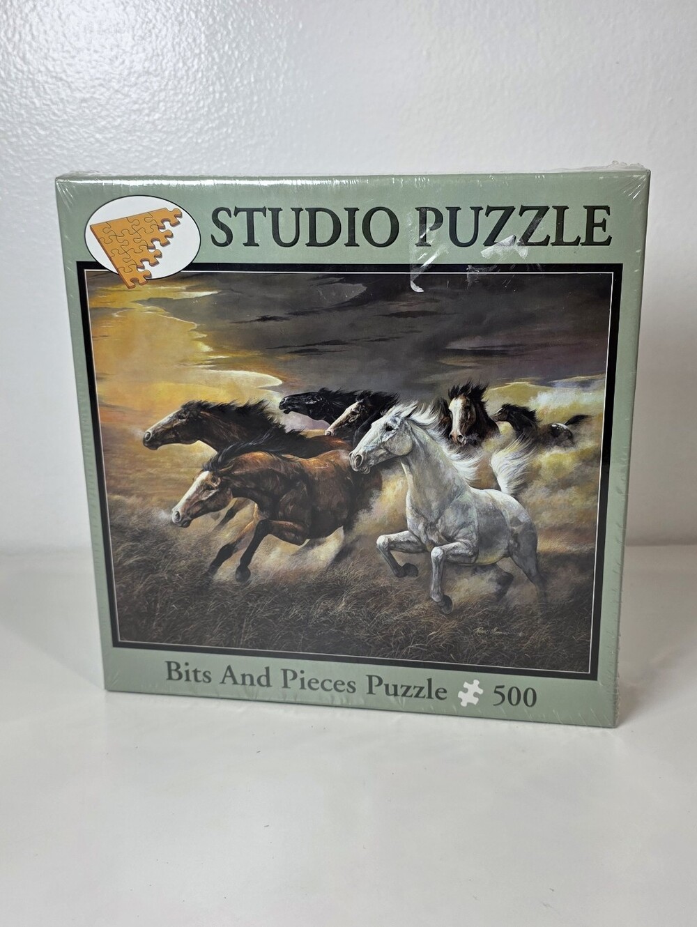 Studio Puzzle Bits And Pieces 500-Pieces- Wild Horses - New Sealed